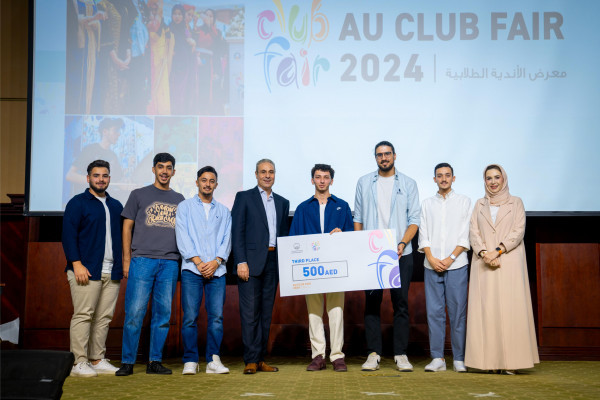 Ajman University Honors Winning Clubs in the 2024 Student Club Fair