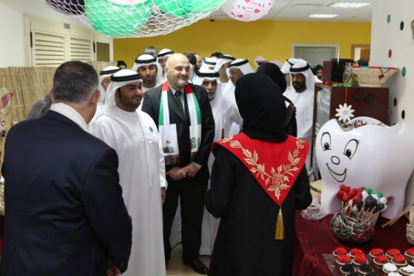 Sheikh Ahmed Bin Hamad Bin Saif Al Sharqi Attends Ajman University Celebrations of the UAE National Day 45