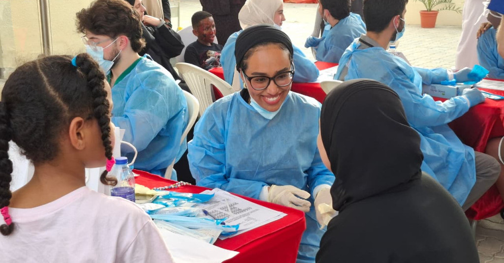 Ajman University's Dental Anastomosis Club Provides Free Dental Screenings and Oral Health Education at Ajman Orphanage