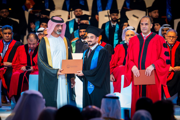 H.H. Sheikh Humaid Al Nuaimi Attends the Graduation Ceremony for Ajman University’s Class of 2025