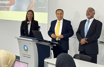 Dr. Fares Howari, College Dean Welcomes First Cohort of M.Ed. in Innovative Teaching and Learning Program