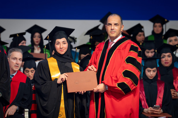 Consort of Ruler of Ajman Witnesses Graduation of 450 Female Students from UAE-Kuwait Brotherhood Class of 2026 at Ajman University