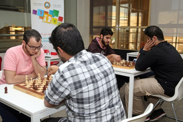 أنشطة رياضية في جامعة عجمان تزامنا مع احتفالات الدولة باليوم الوطني