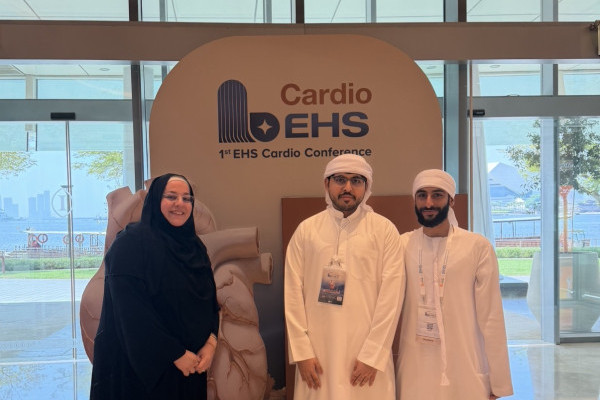 Ajman University Nursing Students Gain Valuable Professional Experience at 1st Cardio EHS Conference
