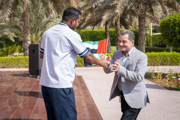 جامعة عجمان تحتفل بيوم العلم الإماراتي