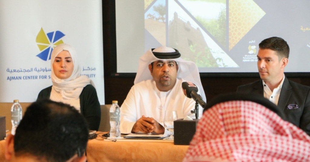 Ajman University at CSR meet on Tuesday
