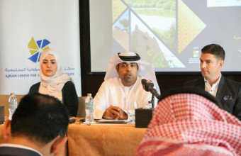 Ajman University at CSR meet on Tuesday