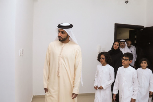 Sheikh Rashid bin Humaid Al Nuaimi, officially inaugurates the “Ajman University Building” project of Thamer Fund for Educational Solidarity