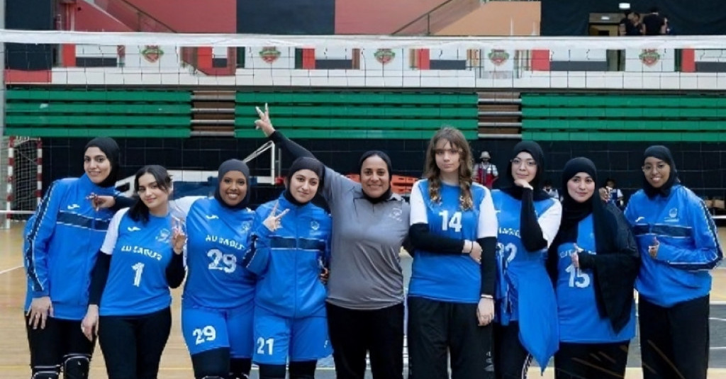 Ajman University Women’s Volleyball Team Secures Second Place in the UAE University Games