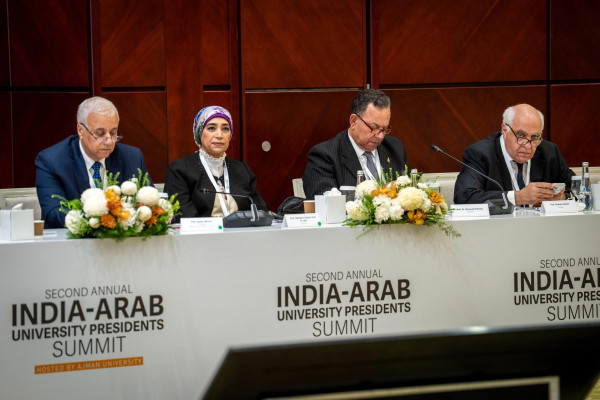 The Second Annual India–Arab University Presidents Summit Opens at Ajman University to Shape the Future of Cross-Regional Higher Education