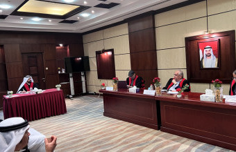 مناقشة رسالة الماجستير للطالب/ سهيل حمدان الزيودي