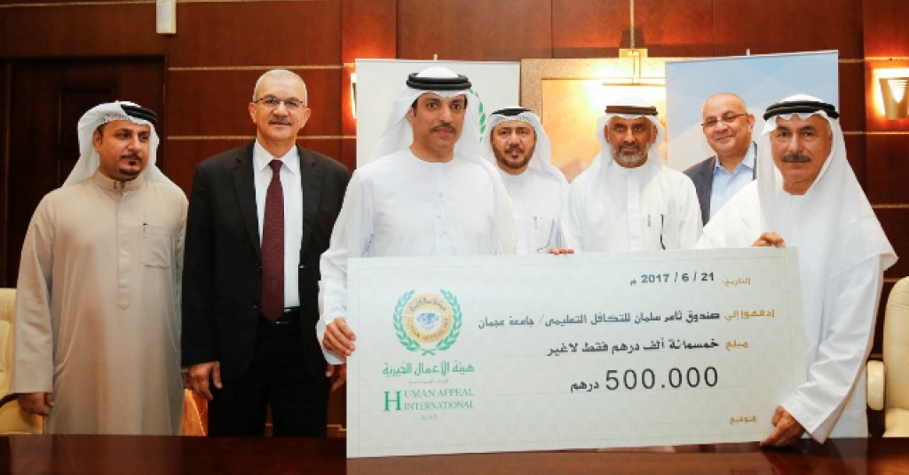 Human Appeal Intl. Commits to AED 500K annually for Thamer Fund