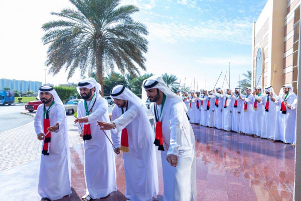 ماجد النعيمي يشهد احتفالات جامعة عجمان باليوم الوطني الـ 48