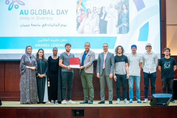 Ajman University Honors the Winning Clubs on AU Global Day 2024
