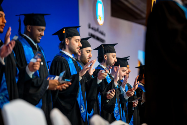 H.H. Sheikh Humaid Al Nuaimi Attends the Graduation Ceremony for Ajman University’s Class of 2025