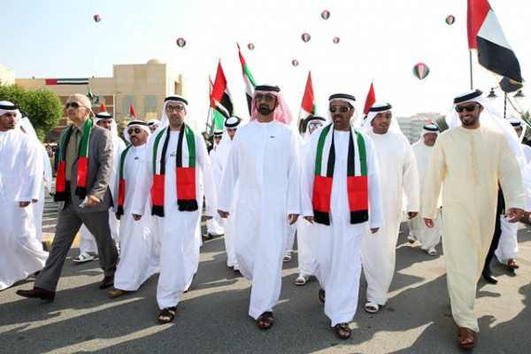 ولي عهد عجمان يشهد احتفالات جامعة عجمان باليوم الوطني الـ43