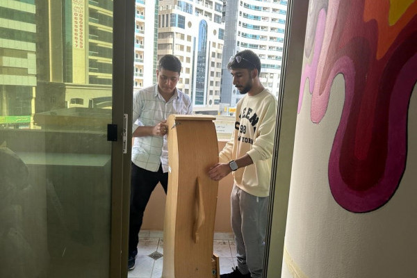 AU Students Volunteer for ‘Manzil’ Community Development Drive