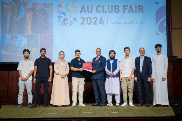 Ajman University Honors Winning Clubs in the 2024 Student Club Fair