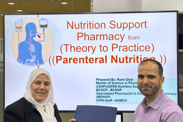 The College of Pharmacy and Health Sciences hosted a workshop titled 