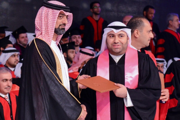 Ruler of Ajman Attends 26th Graduation Ceremony of AU
