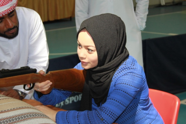 AU Students Trained in Electronic Shooting