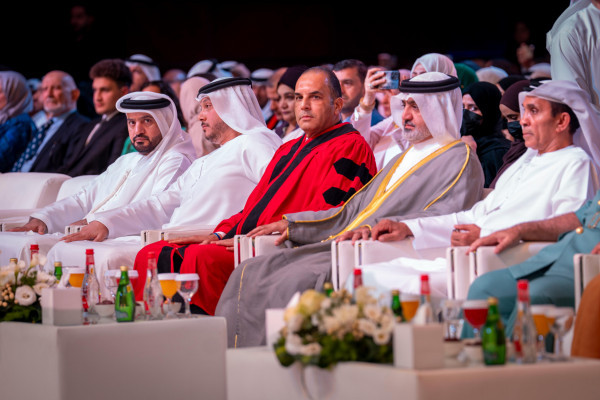 H.H. Sheikh Humaid Al Nuaimi Attends the Graduation Ceremony for Ajman University’s Class of 2025