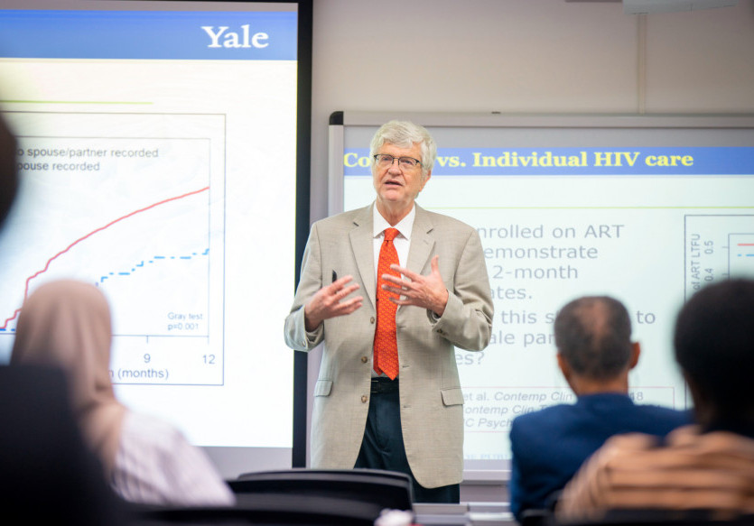 Ajman University College of Medicine hosts Prof. Sten Vermund from Yale University as a Visiting Research Scholar