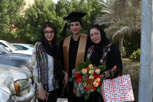 حرم حاكم عجمان تشهد احتفال جامعة عجمان بتخريج 803 خريجة من دفعة عام الابتكار2015