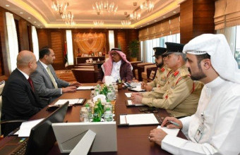 Dhahi Khalfan Discusses Cooperation with AU