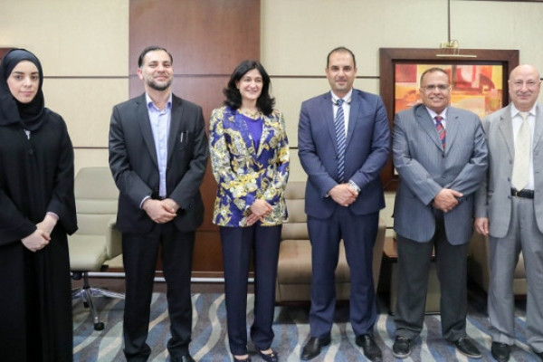Sheraa Delegates Visit Ajman University Innovation Center