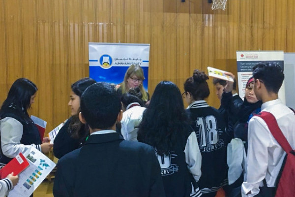 AU at High School Fairs across UAE