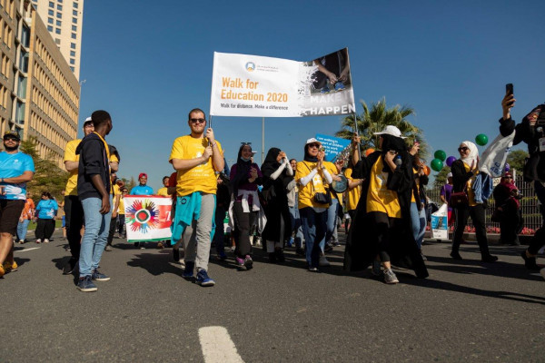 AU participates in ‘’Walk for Education”