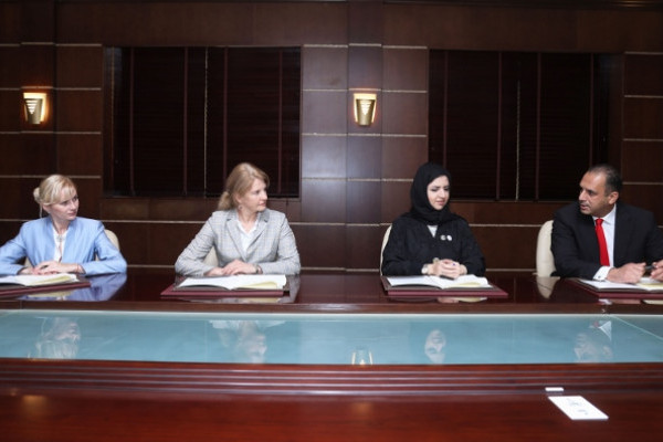 Ammar Al Nuaimi reviews agreement between Ajman Digital Government and Russian institutions