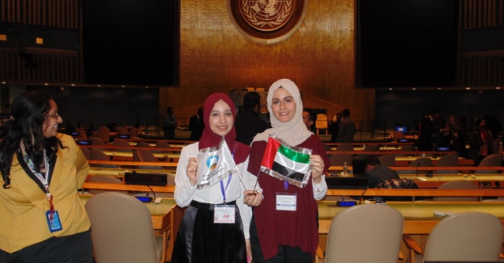 AU Students Represent UAE at Youth Assembly in United Nations