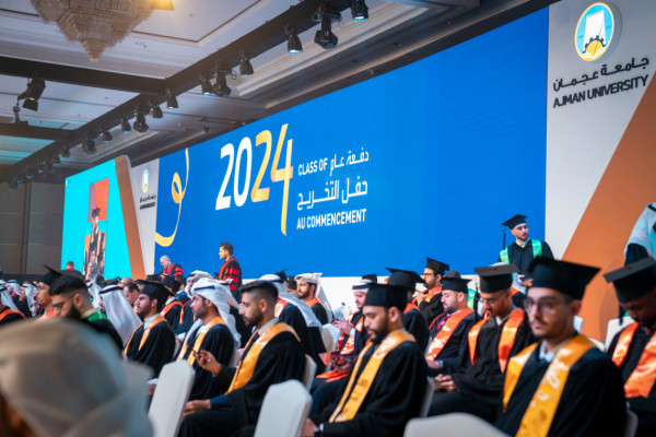 H.H. Sheikh Humaid Al Nuaimi Attends the Graduation Ceremony for Ajman University's ‘Class of 2024’