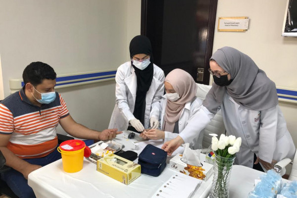 Ajman University students participate in World Diabetes Day 2021