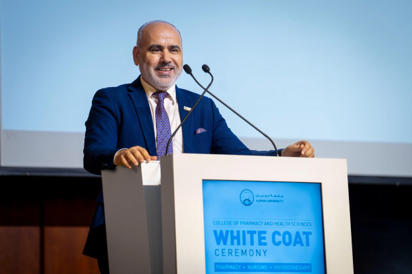 Students of the College of Pharmacy and Health Sciences Prepare to Begin Their Professional Journey at the White Coat Ceremony