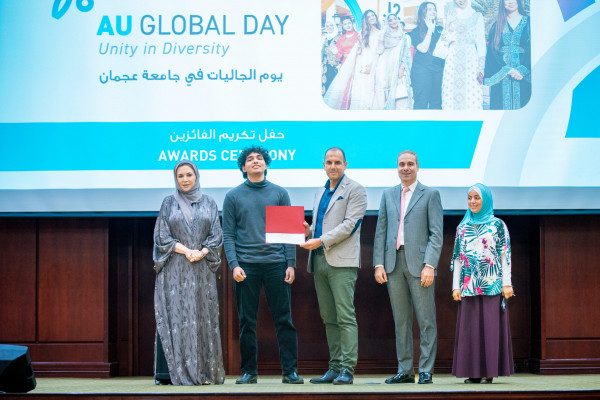 Ajman University Honors the Winning Clubs on AU Global Day 2024