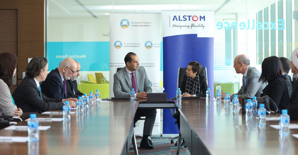 في دورة مكثفة على مدار أسبوعين ألستوم تدرب طلبة جامعة عجمان على أنظمة السكك الحديدية