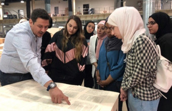 Graphic Design students in a field visit to enhance their experience in publication & printing