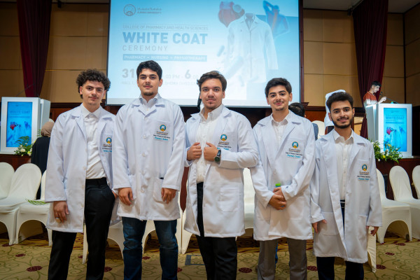 Students of the College of Pharmacy and Health Sciences Prepare to Begin Their Professional Journey at the White Coat Ceremony