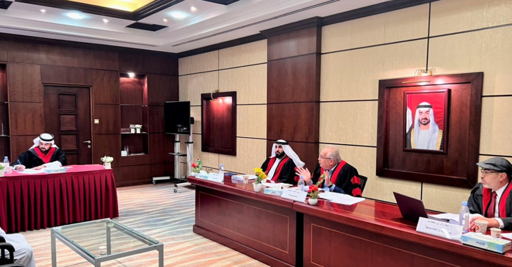 مناقشة رسالة الماجستير للطالب/ محمد حسن المنصوري