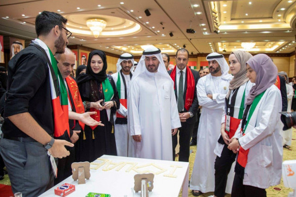 ماجد النعيمي يشهد احتفالات جامعة عجمان باليوم الوطني الـ 48