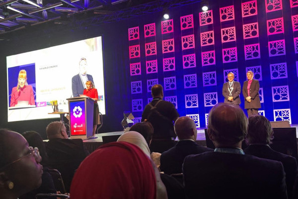 Ajman University Dean Prof. Abeer AlGhananeem Inducted as FIP Fellow at 84th FIP World Congress